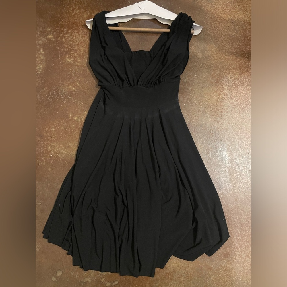 Black multi wear dress